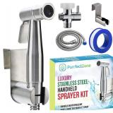 Purrfectzone Bidet Sprayer for Toilet Handheld Sprayer Kit Hand Held Bidet Shower Faucets Cloth Diaper Sprayer Set