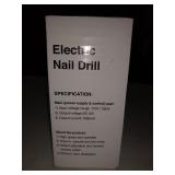 Portable Electric Nail Drill File Machine with Acrylic Nail Kit Set Professional 20000rpm Manicure Pedicure with Sanding Bands Brush for Nail Art Polygel Gel Nail Polish Tips Clippers