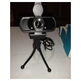 1080P HD Webcam , Live Streaming Web Camera with Stereo Microphone,Laptop or Desktop Computer USB Webcam with 110 Degree Wide Angle , N5 Webcam for Video Calling, Recording, Conferencing, Streaming, G