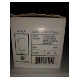 ENERLITES Screwless Decorator Wall Plates Child Safe Outlet Covers, Size 1-Gang 4.68" H x 2.93" L, Polycarbonate Thermoplastic, SI8831-W-10PCS, White (10 Pack)