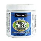 Deco Art Triple Thick Brilliant Brush, On Gloss Glaze, 8 oz Jar