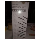 MiXXAR 11 Pieces Silicone Kitchen Utensils Set Silicone Cooking Utensils Wooden Handle Silicone Cooking Utensils Bpa-free Non-stick Heat Resistant Silicone Kitchenware With Storage Bucket