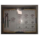 MIAHART 120Pcs Stainless Steel Single Ear Hose Clamps with Ear Clamp Pincer 10 Sizes 304 Stepless Crimp Clamps for Securing PEX Tubing Pipe Hose and Automotive Use with Storage Box 1/4 inch-1 1/8 inch