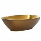 80 oz Plastic Oval Luau Bowl For Parties & Weddings - Different Colors (Gold - 5)
