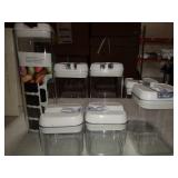 Airtight Food Storage Containers, Vtopmart 7 Pieces BPA Free Plastic Cereal Containers with Easy Lock Lids, for Kitchen Pantry Organization and Storage, Include 24 Labels