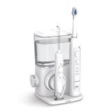 Waterpik CC-01 Complete Care 9.0 Sonic Electric Toothbrush + Water Flosser, White, Medium