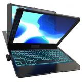 TYPECASE Flexbook- iPad Keyboard Case for iPad 10.2 2019, iPad Air 10.5 2019, iPad Pro 10.5 2017 - Backlit - 360 Rotatable - Wireless - Tablet Case