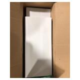 BATODA 3pcs (13â â 15â â 17â) Floating Shelves Wall Mounted with Invisible Brackets âWhite Floating Shelves Small - Rustic Acacia Wood Wall Storage Shelf for Bedroom, Liv