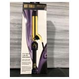 HOT TOOLS Signature Series Gold 1-1/4" Curling Iron, Black