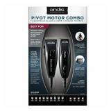 Andis 24075 Pivot Motor Clipper/trimmer Combo, Black
