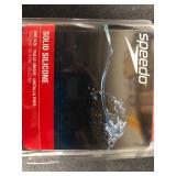 Speedo Silicone Long Hair Swim Cap (Black)