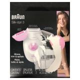 Braun Silk-epil 3 3-270, Epilator for Women for Long-Lasting Hair Removal, White/Pink