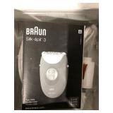 Braun Silk-epil 3 3-270, Epilator for Women for Long-Lasting Hair Removal, White/Pink