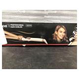 Hoson 1 Inch Curling Iron Professional Ceramic Tourmaline Coating Barrel Hair Curler, LCD Display with 9 Heat Setting(225Â°F to 450Â°F for All Hair Types, Glove Include)