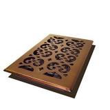 Decor Grates SPH610-RB Scroll Floor Register, 6-Inch by 10-Inch, Rubbed Bronze