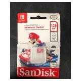 SanDisk 128GB microSDXC UHS-I Memory Card for Nintendo Switch, Red - 100MB/s, Micro SD Card - SDSQXAO-128G-GNCZN