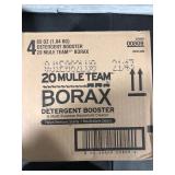 20 Mule Team Borax Detergent Booster & Multi-Purpose Household Cleaner, 65 Ounce, 4 Count