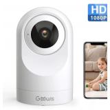 Goowls WiFi Camera for Home Security 1080P Pan/Tilt 2.4GHz for Baby/Pet/Nanny Monitor Night Vision Motion Detection Two-Way Audio Works with Alexa