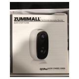 Security Camera Outdoor Rechargeable Battery Zumimall 1080P Wireless WiFi Cameras for Home Security, Waterproof Camera, IR Night Vision, 2-Way Talk, Motion Detection, Alert, Remote View, Cloud/SD