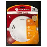 First Alert 10-Year Battery Photoelectric Smoke Alarm, Slim Profile with Escape Light