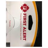 First Alert 10-Year Battery Photoelectric Smoke Alarm, Slim Profile with Escape Light