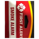 First Alert 10-Year Battery Photoelectric Smoke Alarm, Slim Profile with Escape Light