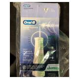 Oral-B - Water Flosser Advanced, Portable Oral Irrigator Handle with 2 Nozzles - White