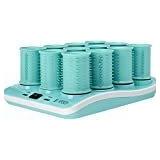 calista tools hot wavers heated hair rollers, 2 inch diameter rollers (set of 12)