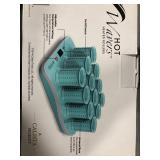 calista tools hot wavers heated hair rollers, 2 inch diameter rollers (set of 12)