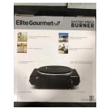 Elite Gourmet - Electric Single Cast Burner - Black
