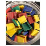 One Inch Square Color Tiles, 400 pieces