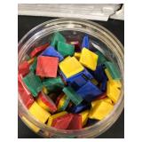One Inch Square Color Tiles, 400 pieces