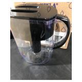 Brita Water Pitcher with 1 Longlast Filter, Large 10 Cup, Black