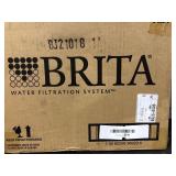 Brita Standard 18 Cup UltraMax Water, BPA Free, Gray, Dispenser with 1 Filter