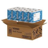 Amazon Brand - Solimo 2-Ply Toilet Paper, 6 Count (Pack of 5)