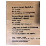 Winsome Wood Alex 5- Piece Snack Table Set, Natural Finish