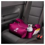 Diono Solana 2022, Pack of 2 Backless Booster Car Seats, Lightweight, Machine Washable Covers, 2 Cup Holders, Pink