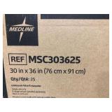 Medline Extrasorbs Drypad Underpads Air Permeable 30 x 36 inches (Pack of 25)