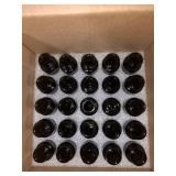 25 Pack Roller Bottles, sungwoo 10 ml Essential Oil Glass Roller Bottles with Stainless Steel Roller Balls