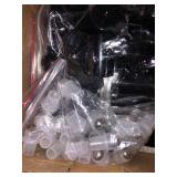 25 Pack Roller Bottles, sungwoo 10 ml Essential Oil Glass Roller Bottles with Stainless Steel Roller Balls