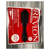 Revlon One-Step Hair Dryer and Volumizer Hot Air Brush, Black Blow Dryer DAMAGED BOX