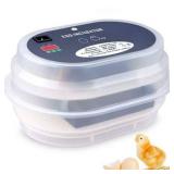 Egg Incubator, HBlife 9-12 Digital Fully Automatic Incubator for Chicken Eggs, Poultry Hatcher for Chickens Ducks Birds