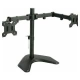 VIVO Dual LCD LED 13 to 27 inch Monitor Desk Mount Stand, Heavy Duty Fully Adjustable, Fits 2 Screens, STAND-V002