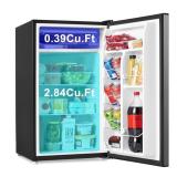 Galanz 3.3 cu ft Single Door Mini Fridge in Stainless Steel
