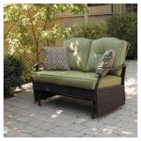 Better Homes & Gardens Providence 2-Person Glider Loveseat, Green