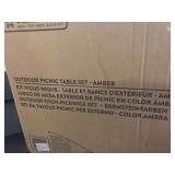 KidKraft Outdoor Picnic Table Set - Amber