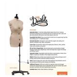 Dritz My Double Designer-Medium Dress Form, Ivory