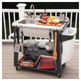 Cuisinart Deluxe Outdoor BBQ Prep Table