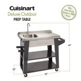 Cuisinart Deluxe Outdoor BBQ Prep Table