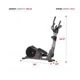 Sunny Health & Fitness Pre-Programmed Elliptical Trainer